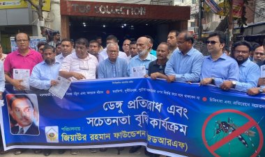 ডেঙ্গুতে মানুষ মরছে, মেয়র ব্যস্ত বিদেশ ভ্রমণে: রিজভী