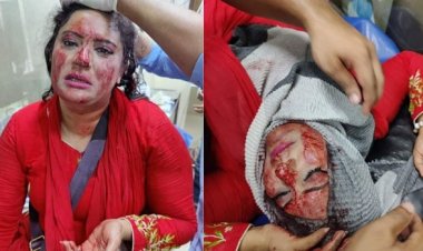 উত্তরায় হামলায় মাথা ফেটে গেছে মহিলা দলের নেত্রী নিলুর