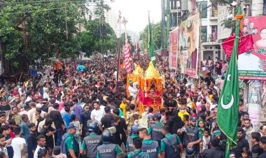 শোকের মাতমে শেষ হলো তাজিয়া মিছিল
