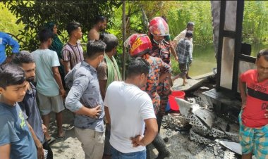 অগ্নিকাণ্ডে দেবর-ভাবির মৃত্যু