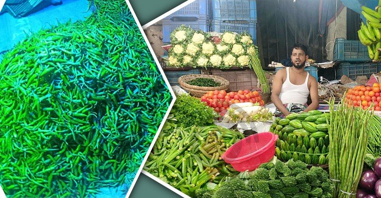 হাত বদলেই ২০০ টাকা বাড়ে কাঁচা মরিচের দাম
