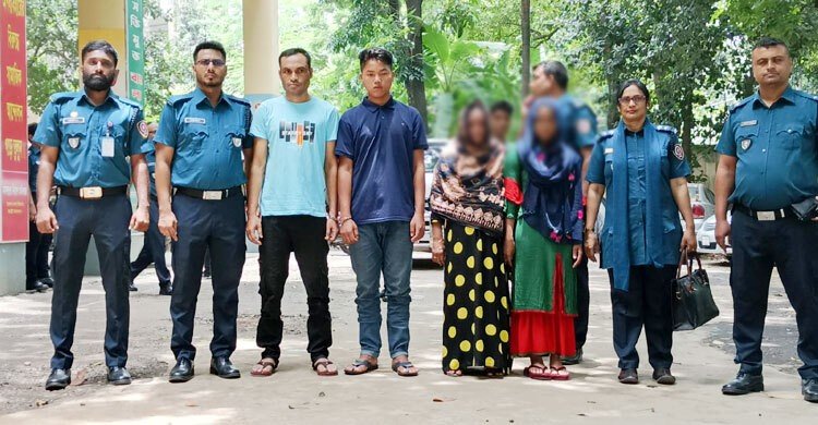ঢাকায় ইয়াবার বড় চালান এনে রোহিঙ্গা নারীসহ আটক ৫