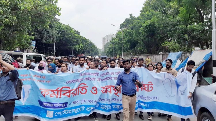 ভাতা বৃদ্ধির দাবিতে চিকিৎসকদের আন্দোলন, উত্তাল ঢামেক