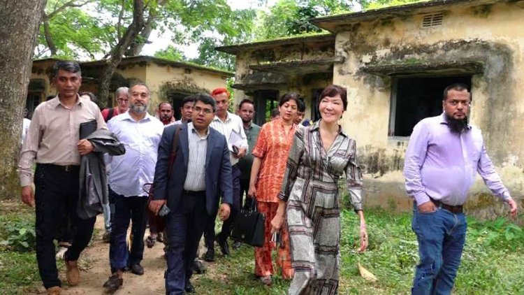  আখাউড়া স্থলবন্দর পরিদর্শনে জাতিসংঘের প্রতিনিধি দল