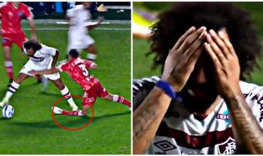 প্রতিপক্ষ ফুটবলারের পা ভেঙে নিজেই কেঁদে দিলেন ব্রাজিলিয়ান ফুটবলার