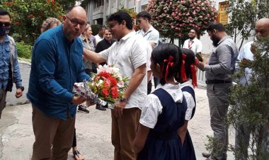 কুমুদিনী কমপ্লেক্স পরিদর্শন করলেন পিটার হাস