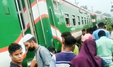 বগি লাইনচ্যুত, ভৈরব-কিশোরগঞ্জ লাইনে ট্রেন চলাচল বন্ধ