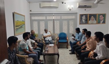 মির্জা ফখরুলের সাথে সাক্ষাৎ করেছেন খ্রিস্টান ছাত্র -যুব ঐক্য পরিষদ