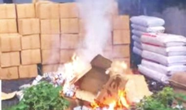  রংপুরে ৭৬ লাখ টাকার মাদকদ্রব্য ধ্বংস