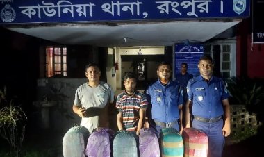 যাত্রীবাহী বাসে মিলল ২৬ কেজি গাঁজা