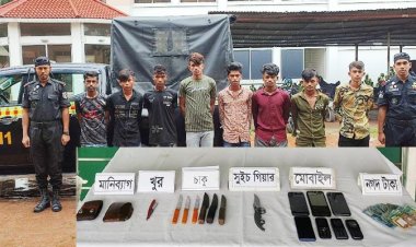 না.গঞ্জে কিশোর গ্যাং টাইগার গ্রুপের প্রধানসহ আটক ৮