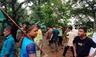  সাইনবোর্ডে গ্রামের নাম লেখা নিয়ে ফের দুই গ্রামবাসীর সংঘর্ষ