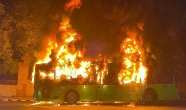 পাকিস্তানে যাত্রীবাহী বাসে আগুন, নিহত ১৬