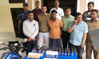 রাজশাহীতে আগ্নেয়াস্ত্র-হেরোইন-ফেনসিডিলসহ যুবক গ্রেফতার