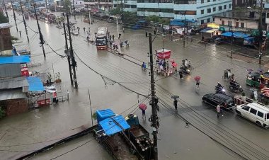 ভারী বৃষ্টিপাতে চট্টগ্রামে ফের জলাবদ্ধতা