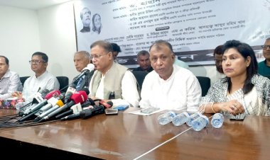 চিকিৎসার নামে তিন নেতা ষড়যন্ত্র করতে গেছেন কি না, প্রশ্ন অনেকের: হাছান মাহমুদ