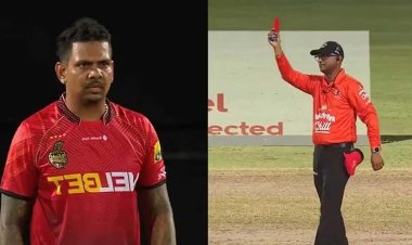 ক্রিকেট ইতিহাসে প্রথমবার দেখানো হলো লাল কার্ড