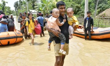আসামে বন্যায় ক্ষতিগ্রস্ত ২ লাখ মানুষ