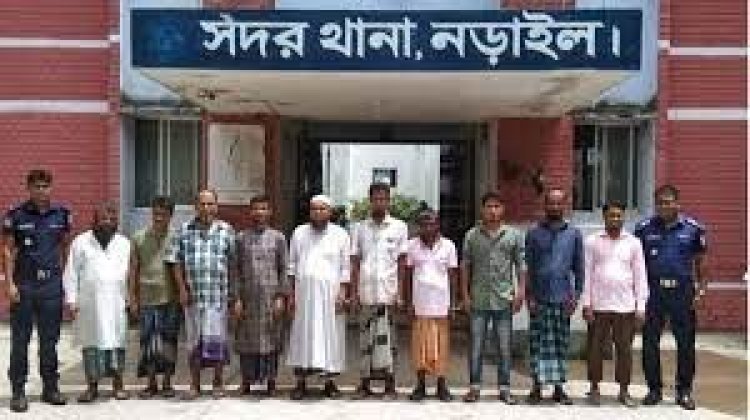 গত বছরের নাশকতা মামলায় জামায়াতের ১০ নেতাকর্মী গ্রেপ্তার