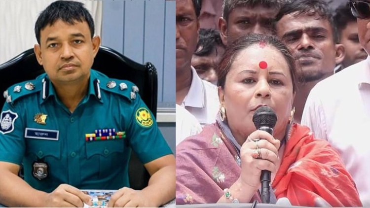 আপ্যায়ন ইস্যুতে ডিবিপ্রধানকে একহাত নিলেন গয়েশ্বরকন্যা