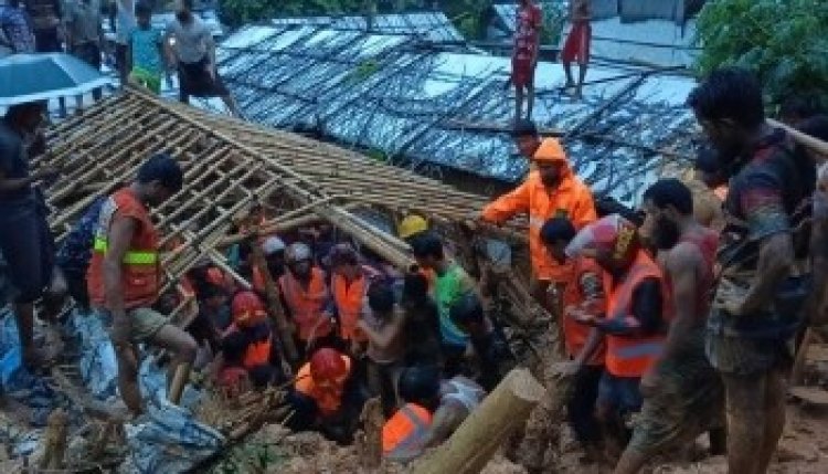 বান্দরবানে পাহাড়ধসে মা-মেয়েসহ নিহত ৪, হাজারো ঘরবাড়ি প্লাবিত