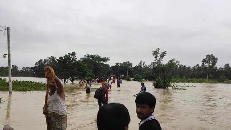 বানের জলে ভেসে যাওয়া দাদা-নাতির মরদেহ উদ্ধার