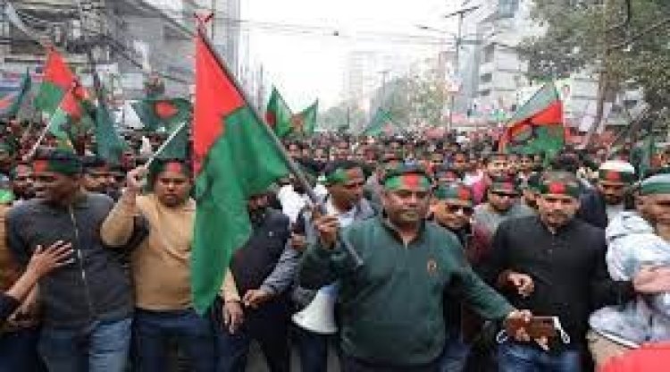রাজধানীর যেসব এলাকায় বিএনপির গণমিছিল আজ