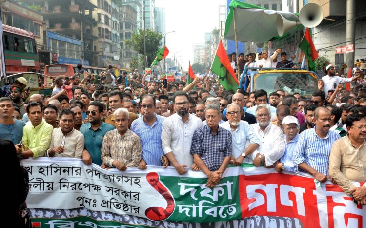 ঢাকায় বিএনপি’র শোডাউন, বেড়েছে নেতাদের উপস্থিতি