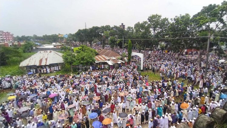 দেলাওয়ার হোসাইন সাঈদীর জানাজা সম্পন্ন