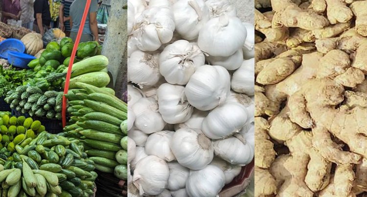বেড়েই চলছে আদা, রসুন, সবজির দাম