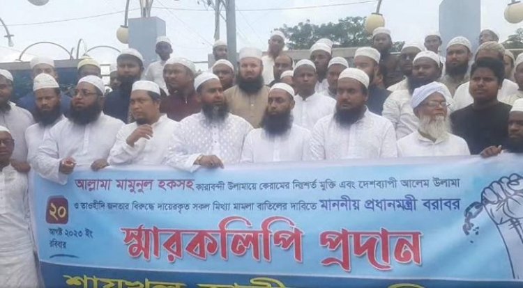 মামুনুল হকের মুক্তির দাবিতে আন্দোলনের হুঁশিয়ারি
