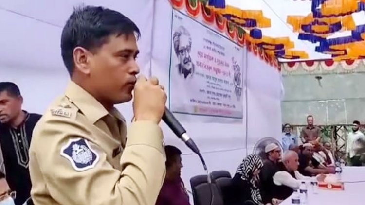 আ.লীগকে বিপুল ভোটে বিজয়ী করার আহ্বান, সেই ওসি প্রত্যাহার