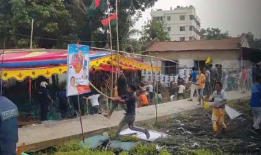 বিএনপির র‌্যালিতে পুলিশ ও আ.লীগের বাধা, সংঘর্ষে আহত শতাধিক