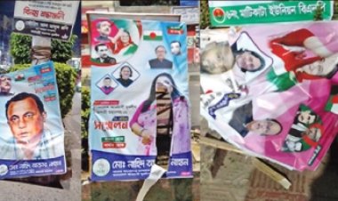 ব্যানার ও ফেস্টুন ছিঁড়ে ফেলার অভিযোগে বিএনপির ২ নেতা গ্রেফতার