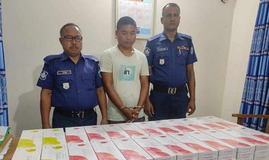 পানছড়িতে বিদেশি সিগারেটসহ আটক ১