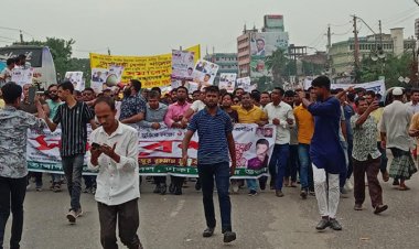 গাবতলীতে মিছিল নিয়ে সমাবেশে আসছেন বিএনপি নেতাকর্মীরা