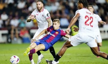 রামোসের আত্মঘাতি গোলে জয় বার্সার