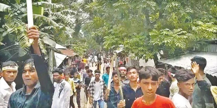 দশমিনায় পুলিশ বিএনপি সংঘর্ষ আহত ২৫