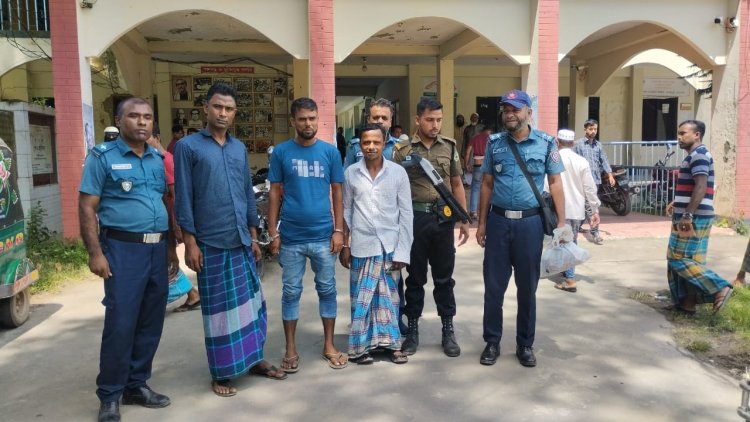 নোয়াখালীতে মাদক সেবনের দায়ে তিন যুবকের কারাদন্ড