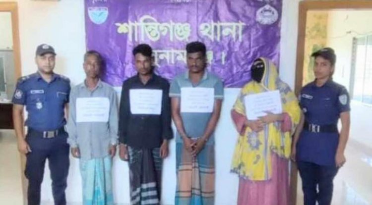 সুনামগঞ্জে লাখ টাকায় শিশু বিক্রি, বাবাসহ গ্রেপ্তার ৪