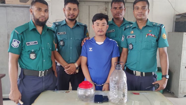 যাত্রাবাড়ীতে জীবিত তক্ষকসহ যুবক আটক