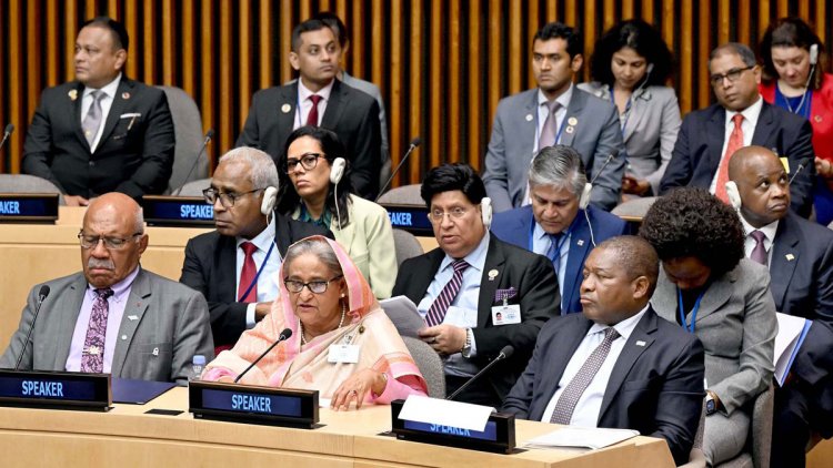 জলবায়ু সংকট এড়াতে প্রধান অর্থনীতির দেশগুলোকে সৎ থাকতে হবে: প্রধানমন্ত্রী