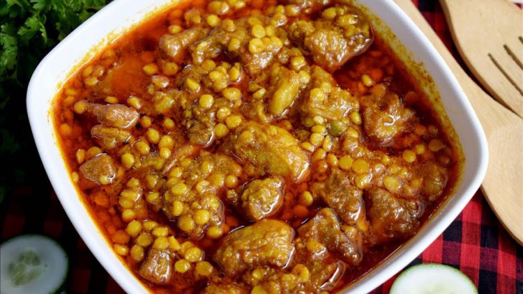 বুটের ডাল দিয়ে গরুর মাংস রান্নার রেসিপি