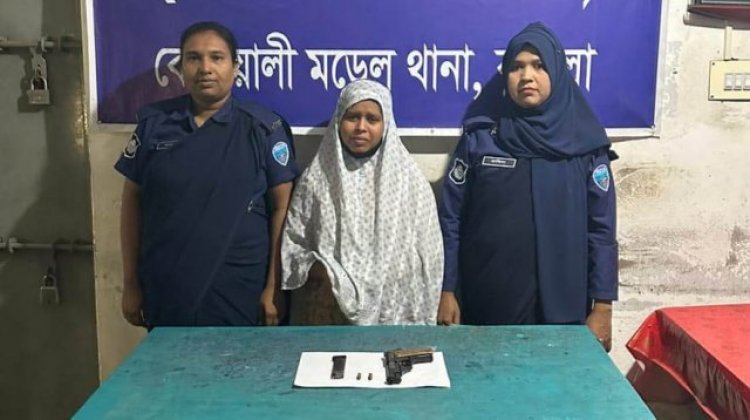 মাদকের খোঁজে গিয়ে পাওয়া গেলো বিদেশি পিস্তল