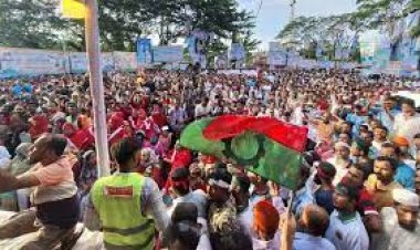 ফরিদপুরে বিএনপির বিভাগীয় রোডমার্চ শুরু