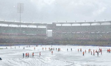 বৃষ্টিতে ভেসে গেল ভারতের প্রস্তুতি
