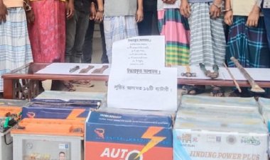 অস্ত্রসহ সংঘবদ্ধ ডাকাত দলের ৭ সদস্য গ্রেপ্তার