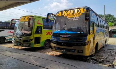 চতুর্থ দিনেও মতো রাজবাড়ী-ঢাকা রুটে চলছে না বাস