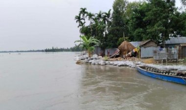 কুড়িগ্রামে তিস্তার পানি বিপৎসীমার উপরে, আতঙ্কে নদী পাড়ের মানুষ