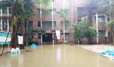 জলাবদ্ধ শাবিপ্রবি, পানি নিষ্কাশনের পথ সংস্কারে উদ্যোগ নেই